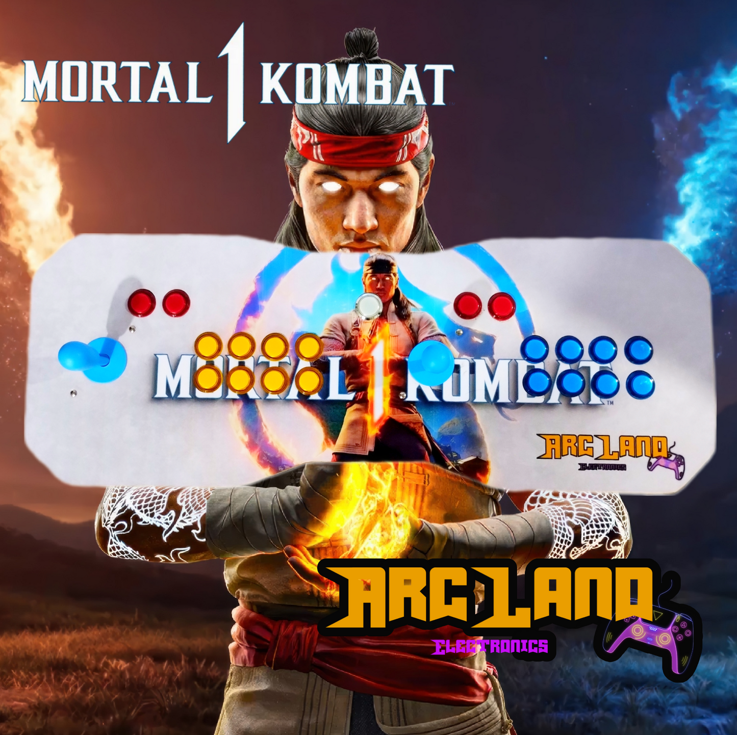 Tablero Arcade Mortal Kombat Er