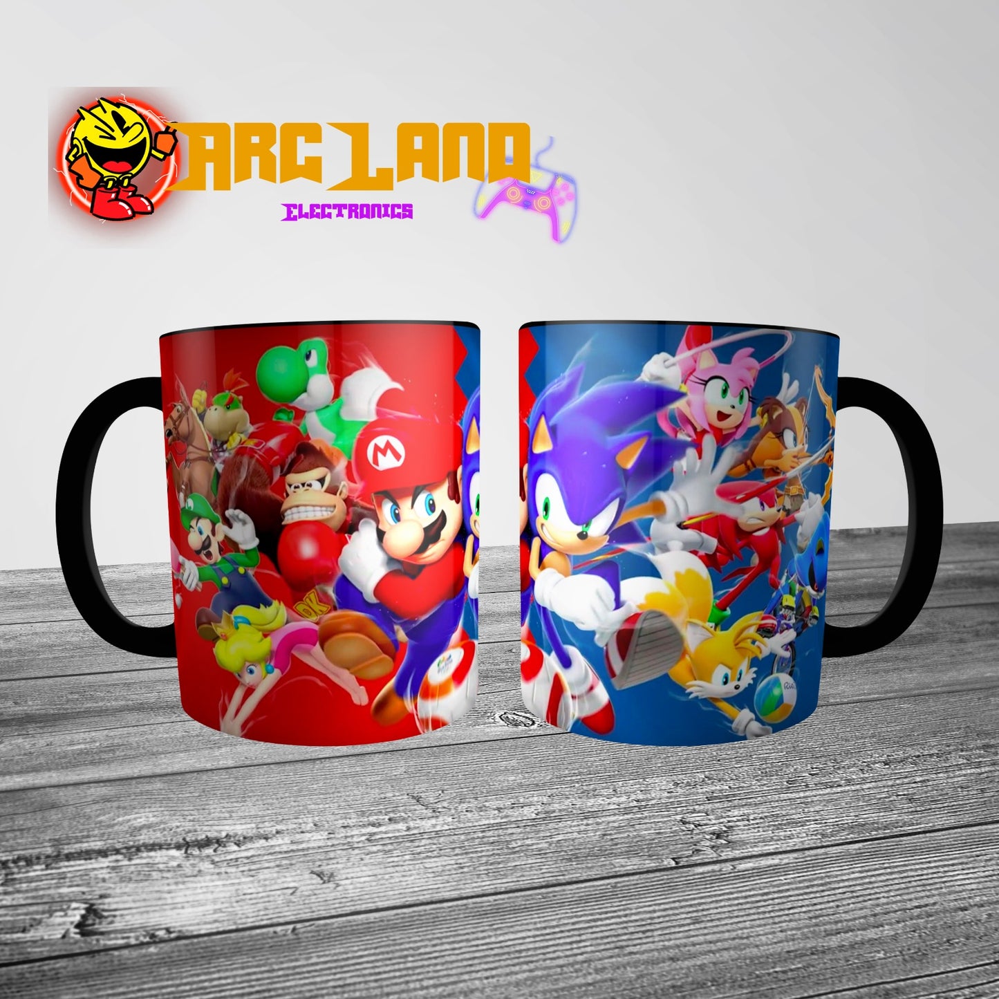 Taza Mario Vs Sonic