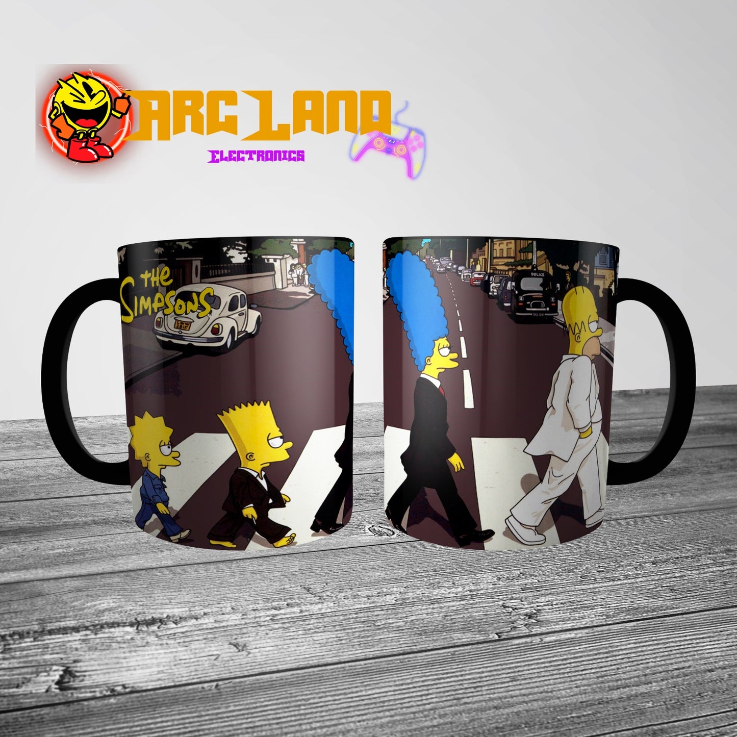 Taza The Simpsons Beatles