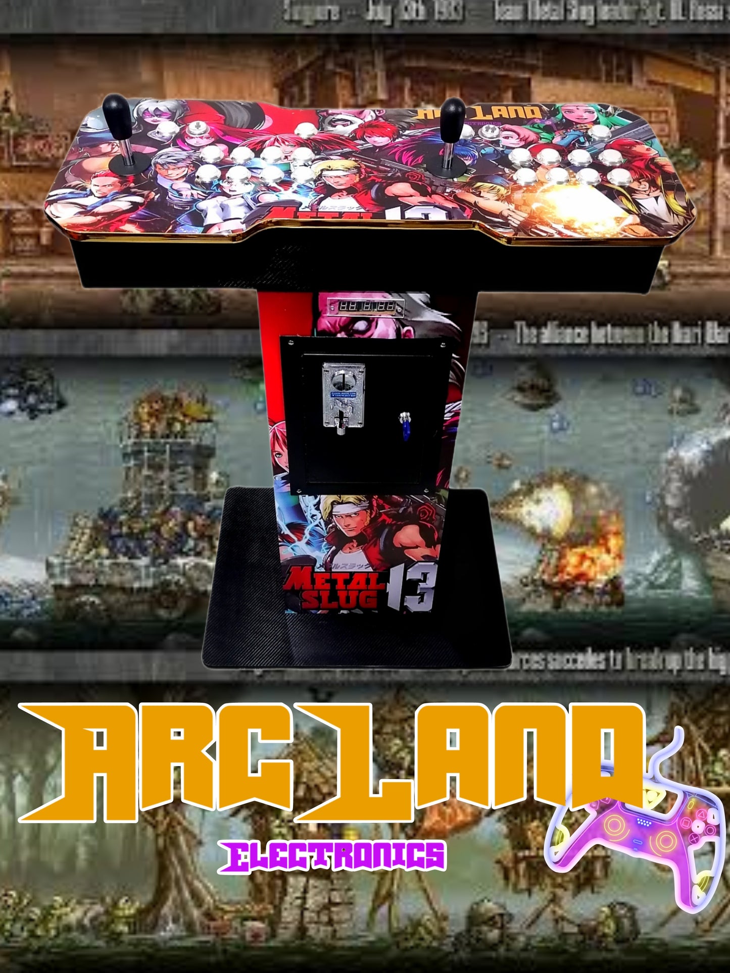 Tablero Arcade Metal Slug