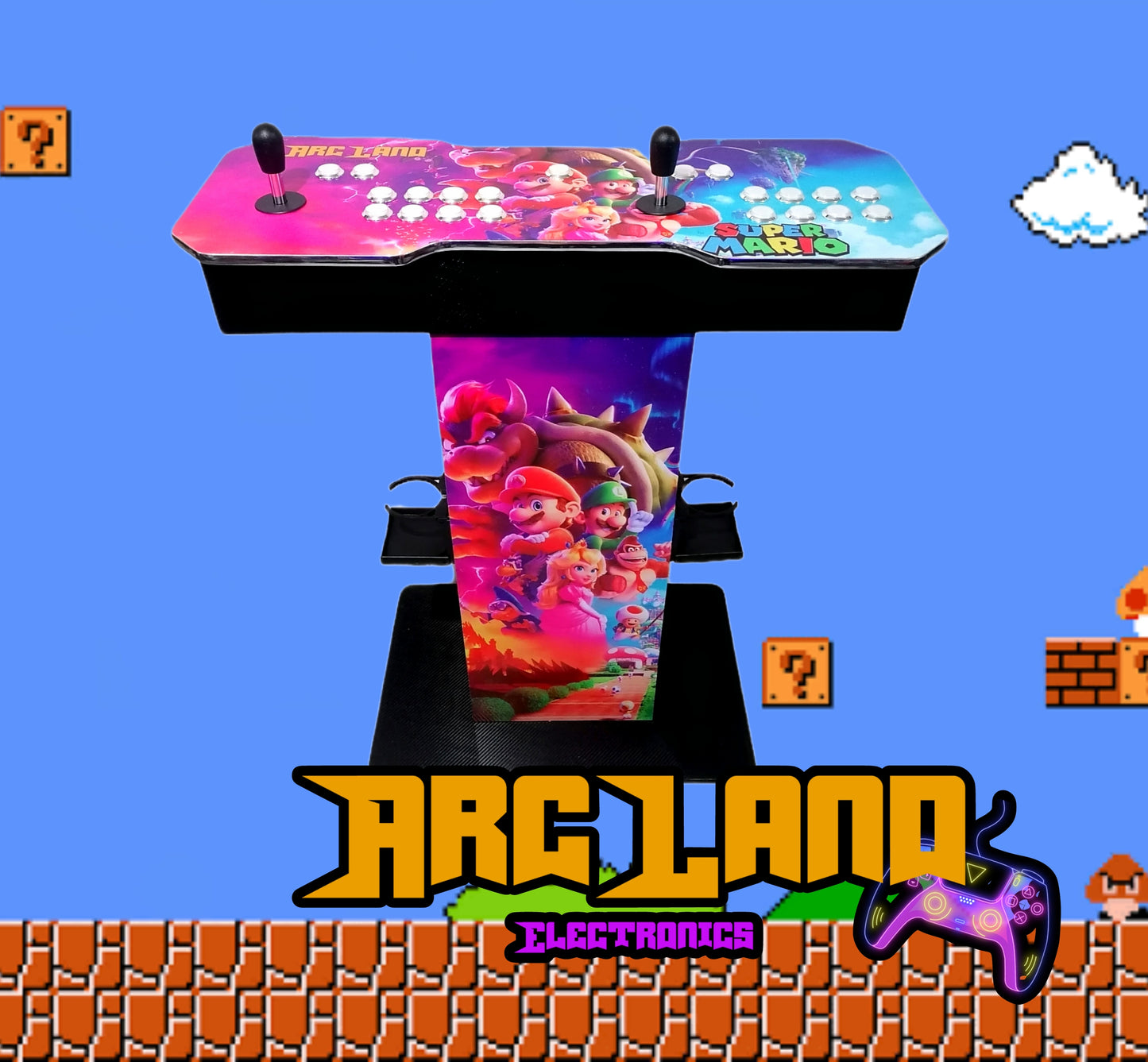 Tablero Arcade Mario Bros Movi